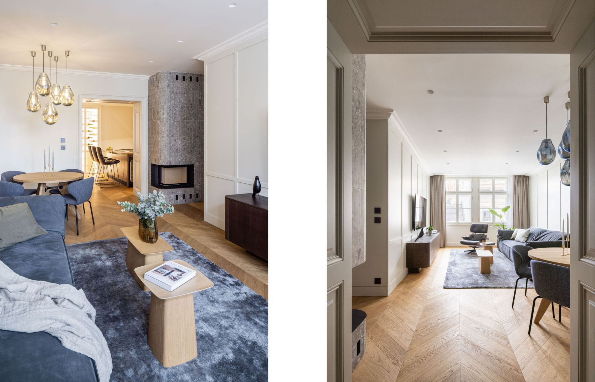 Airy, timeless style living room.