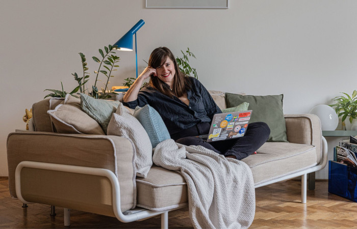 Interview with Pavlína Louženská at Her Home